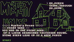 MYSTERY HOUSE (LINEDRAW VERSION)