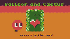 BALLOON AND CACTUS: A LOVE STORY