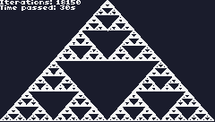 SIERPINSKI TRIANGLE GENERATOR