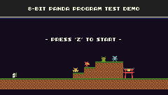 8 BIT PANDA PROGRAM TEST DEMO