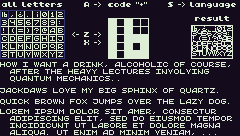 TINY 5X5 FONTS AND EDITOR