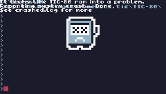 TIC-80 CRASH REPORT SYSTEM TEST