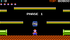 MARIO BROS WITH 5 LIVES AND MINIMAL CHANGE