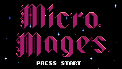 MICRO MAGES - TITLE SCREEN