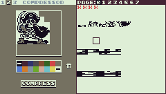 COMPRESSION TOOL FOR 2-COLOR SPRITES