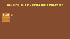 CITY BUILDING SIMILUATOR