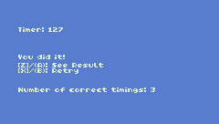 BUTTON TIMING REACTION GAME