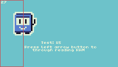 WRITE A THROUGH RAM BUG